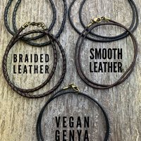 Rowan Leaf Bronze Pendant, Connemara Marble Necklace, Irish Celtic Spirals, Sacred Celtic Tree Astrology, Leather Vegan Cords, Pagan Druid