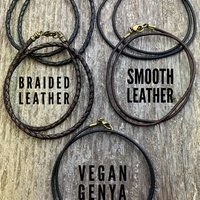 Yew Tree Ogham Charm, Copper Pendant, Connemara Marble, Hand Carved, Irish Celtic, Druid Trees, Leather & Vegan Cords, Handmade Art Jewelry