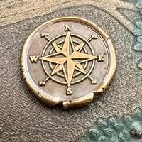 Copper Pocket Charms, Good Luck, Safety Protection, Magical Charms, Talisman Amulet, Compass, Celtic Cross, Shamrock Clover, Pocket Tokens