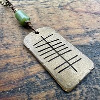 Love Ogham Bronze Charm, Grá Irish Love, Irish Gaelic, 8th Wedding Anniversary, Irish Celtic Jewelry, Celtic Witch, Pagan Love, Hand Carved