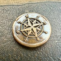 Copper Pocket Charms, Good Luck, Safety Protection, Magical Charms, Talisman Amulet, Compass, Celtic Cross, Shamrock Clover, Pocket Tokens