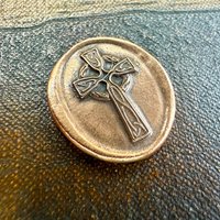 Copper Pocket Charms, Good Luck, Safety Protection, Magical Charms, Talisman Amulet, Compass, Celtic Cross, Shamrock Clover, Pocket Tokens