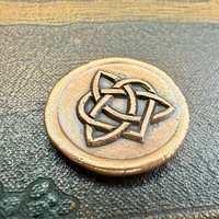 Copper Pocket Charms, Good Luck, Safety Protection, Magical Charms, Talisman Amulet, Compass, Celtic Cross, Shamrock Clover, Pocket Tokens