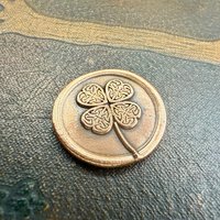 Copper Pocket Charms, Good Luck, Safety Protection, Magical Charms, Talisman Amulet, Compass, Celtic Cross, Shamrock Clover, Pocket Tokens