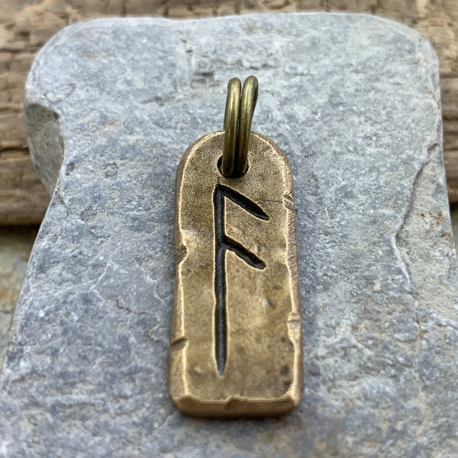 Ansuz Rune, Bronze Rune Pendant, Viking Jewelry, Viking Runes, Men's Rune Jewelry, Rune Jewelry, Nordic Jewelry, Elder Futhark, Nordic Ansuz