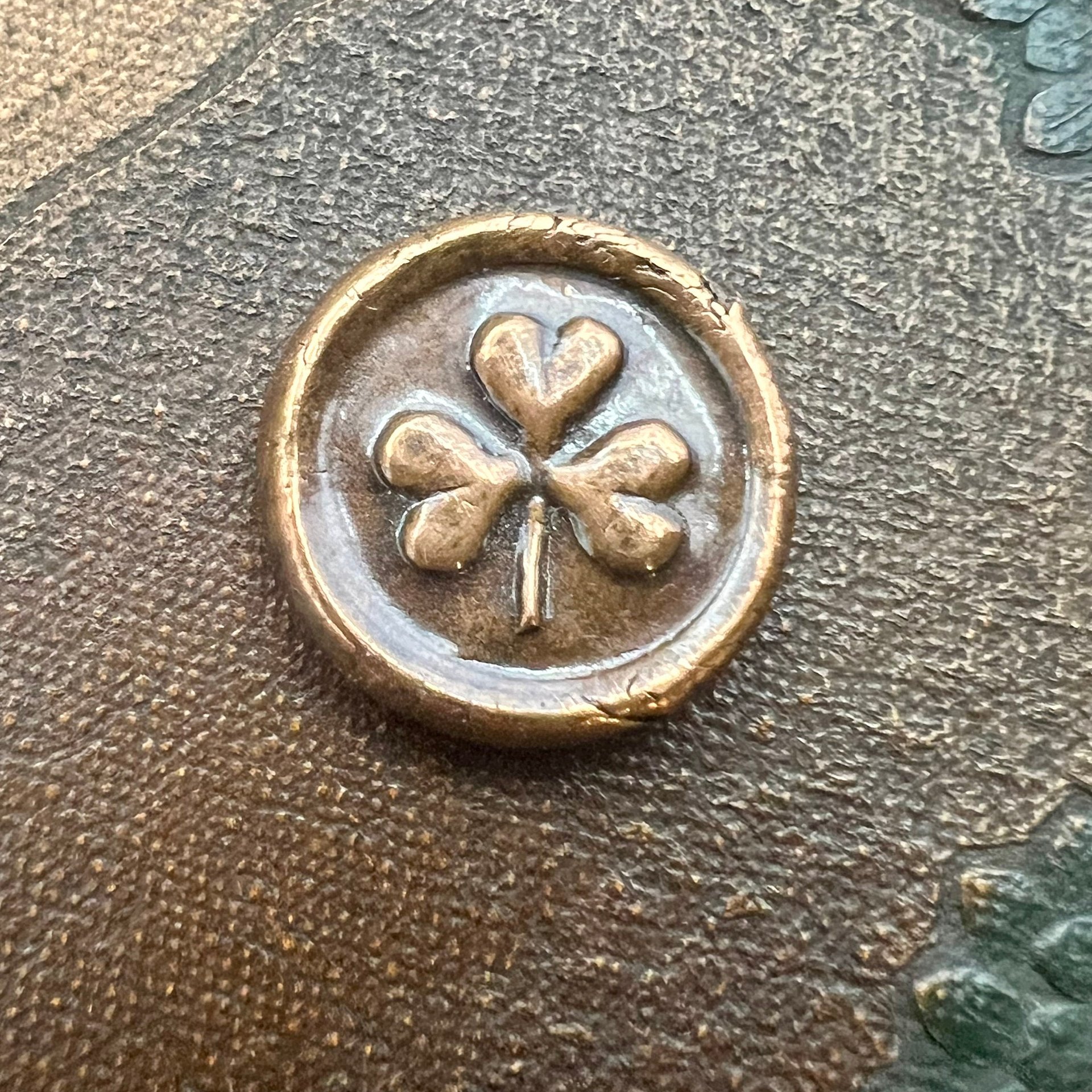 Copper Pocket Charms, Good Luck, Safety Protection, Magical Charms, Talisman Amulet, Compass, Celtic Cross, Shamrock Clover, Pocket Tokens