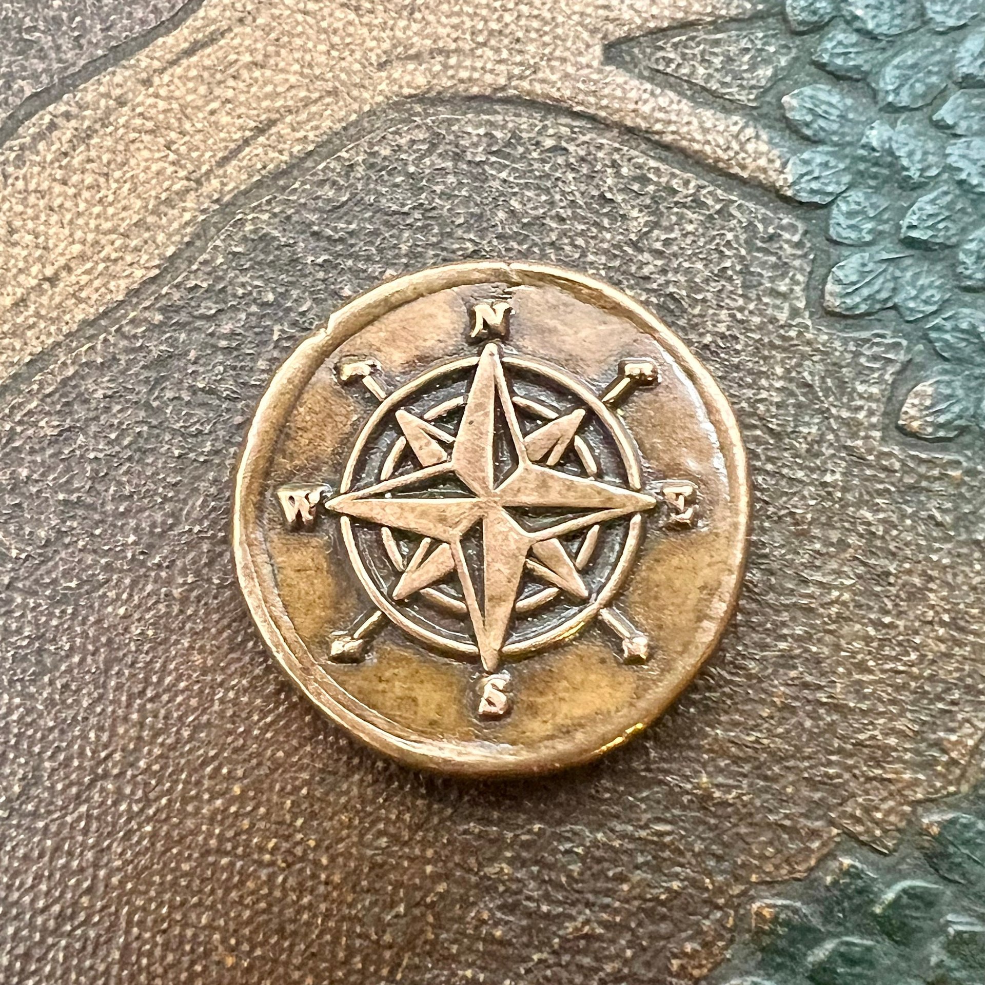 Copper Pocket Charms, Good Luck, Safety Protection, Magical Charms, Talisman Amulet, Compass, Celtic Cross, Shamrock Clover, Pocket Tokens