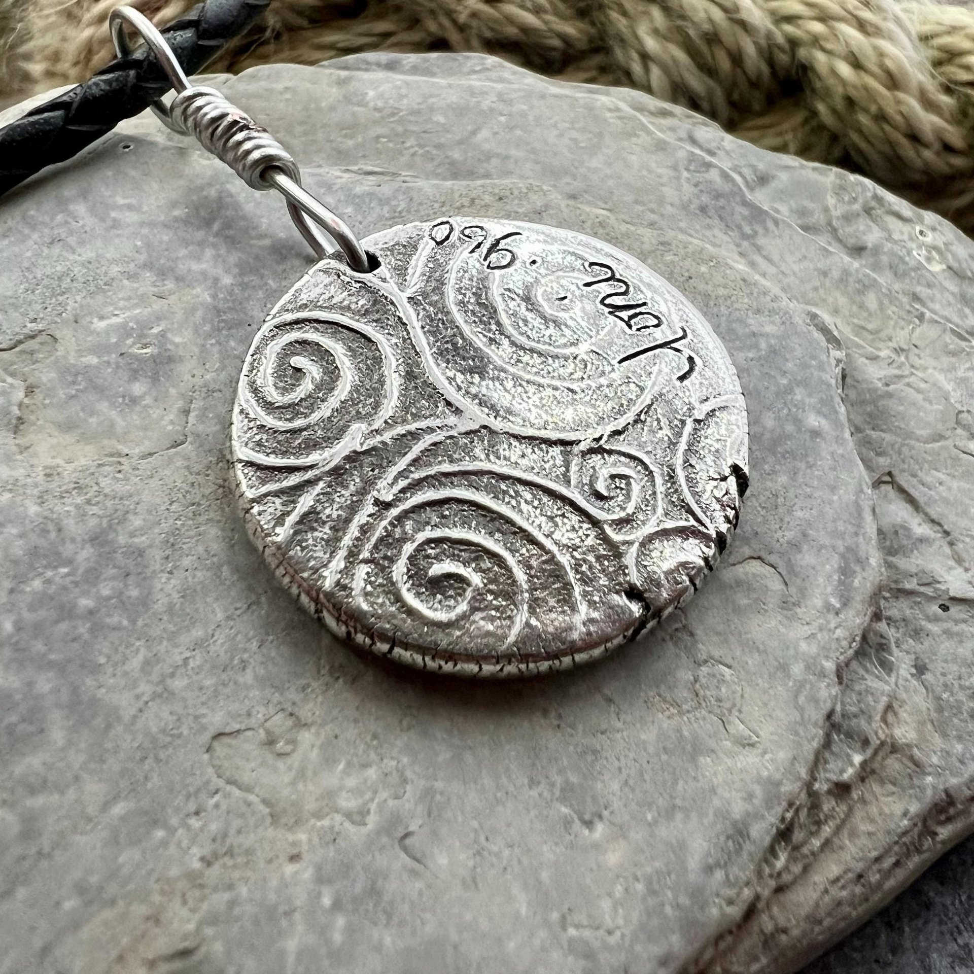 Compass Rose Charm, Sterling Silver Pendant, Wax Seal Charm, Sailing Nautical Jewelry, Guidance Journey Talisman, Handmade Art Jewelry