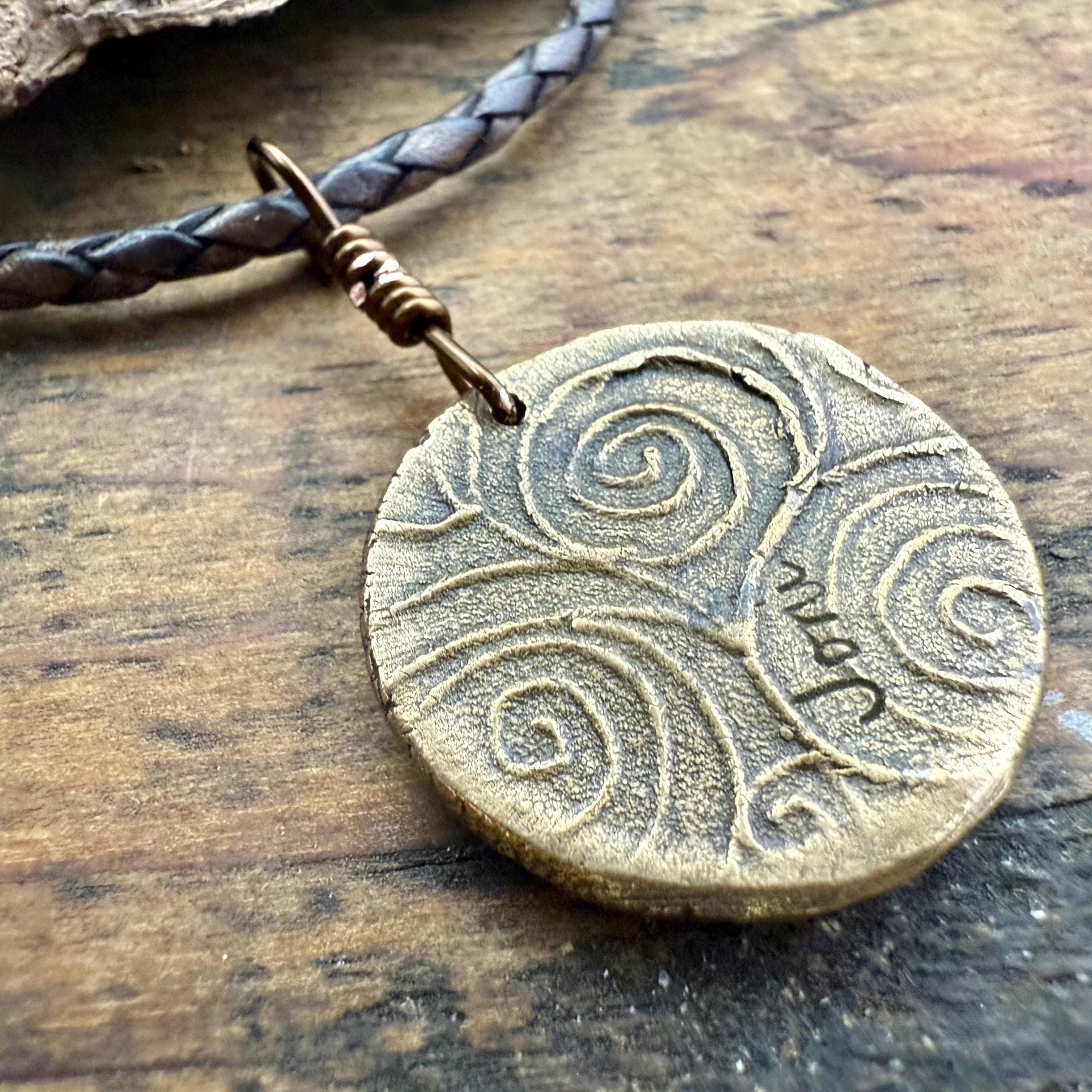 Compass Rose Charm, Bronze Compass Necklace, Nautical Sailing Gifts, Protection Guidance Talisman, Men's Jewelry, Grad Gifts, Handmade Art