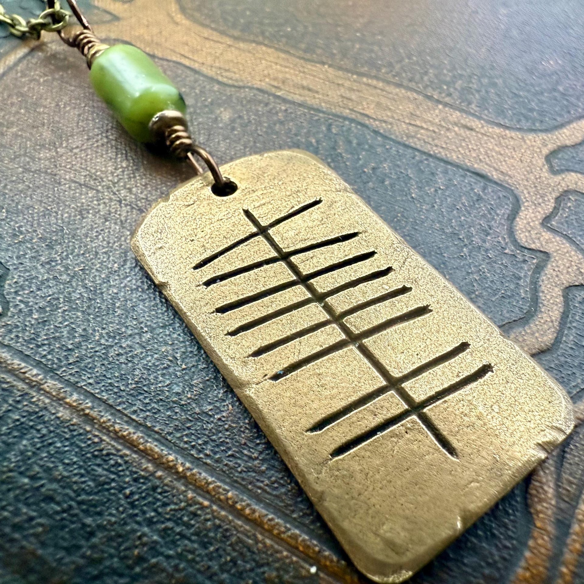 Love Ogham Bronze Charm, Grá Irish Love, Irish Gaelic, 8th Wedding Anniversary, Irish Celtic Jewelry, Celtic Witch, Pagan Love, Hand Carved