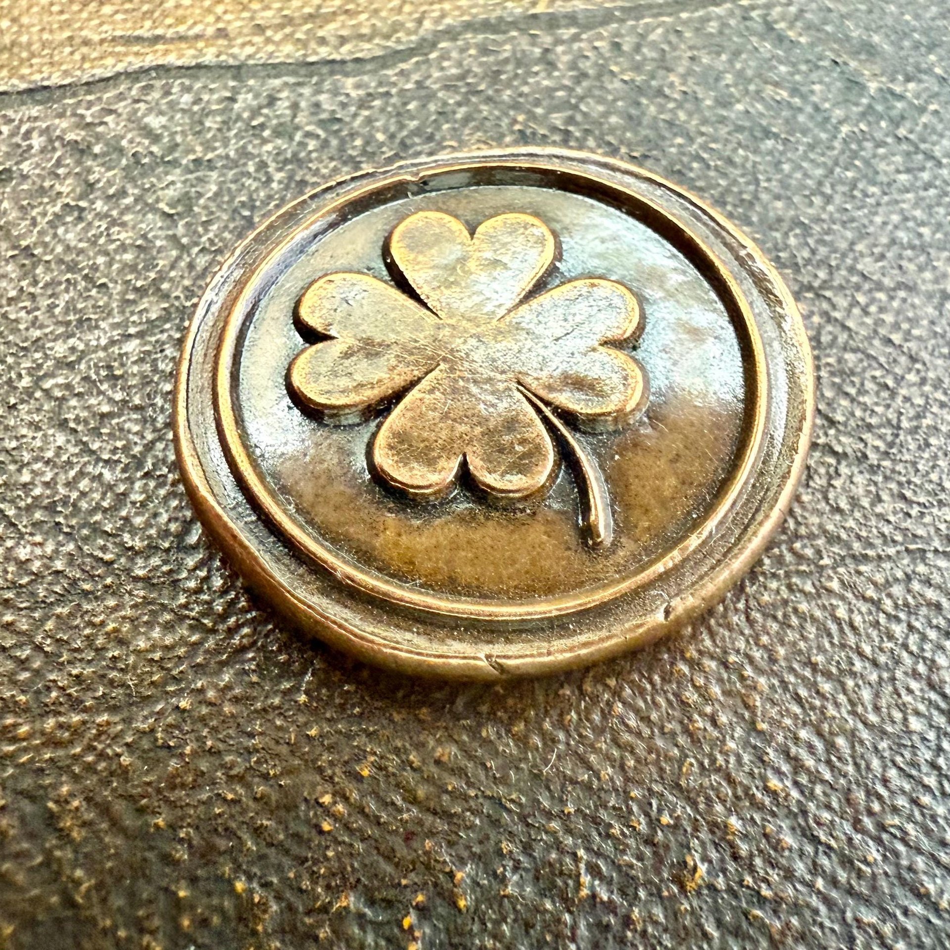 Copper Pocket Charms, Good Luck, Safety Protection, Magical Charms, Talisman Amulet, Compass, Celtic Cross, Shamrock Clover, Pocket Tokens
