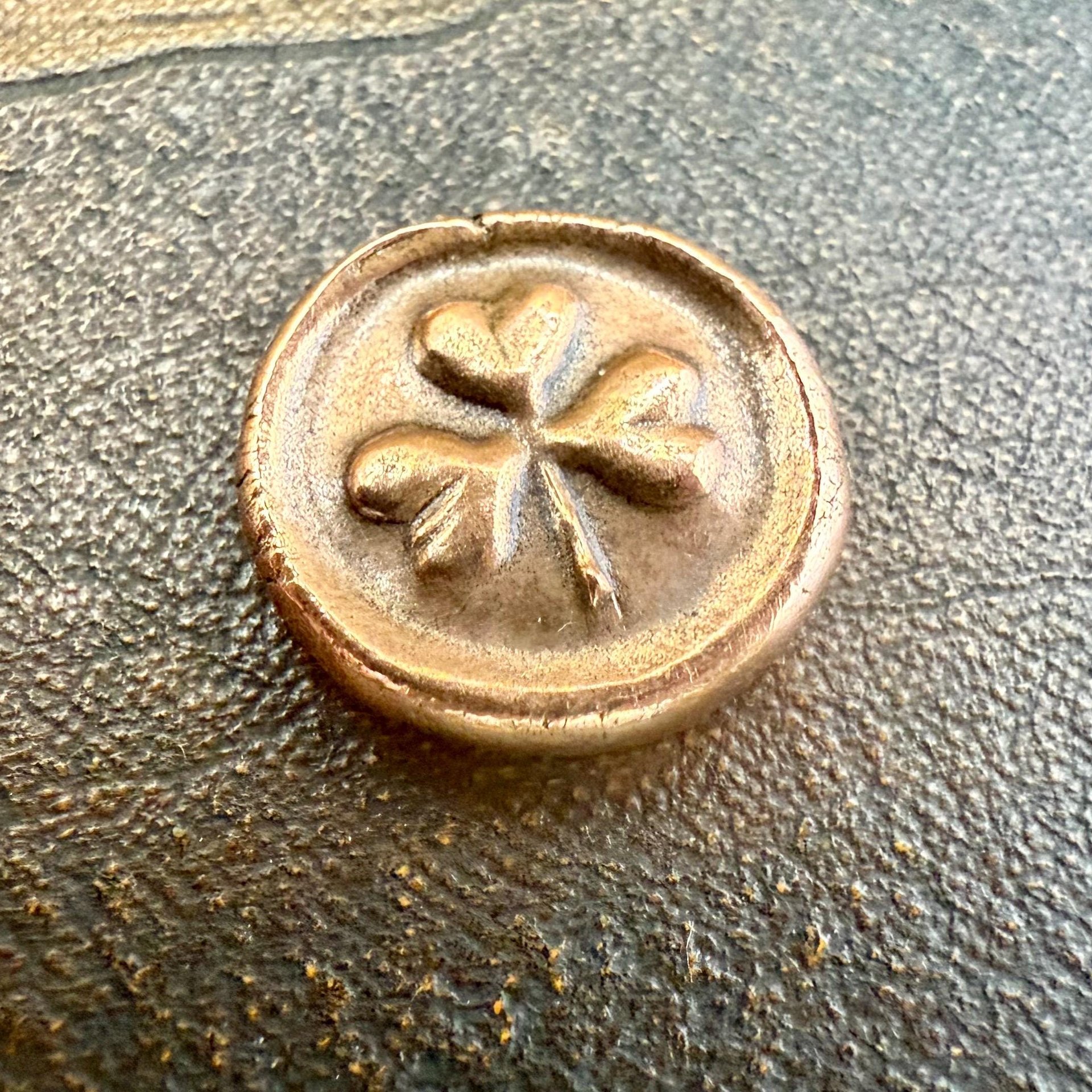Copper Pocket Charms, Good Luck, Safety Protection, Magical Charms, Talisman Amulet, Compass, Celtic Cross, Shamrock Clover, Pocket Tokens