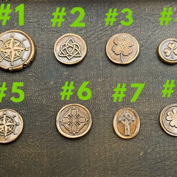 Copper Pocket Charms, Good Luck, Safety Protection, Magical Charms, Talisman Amulet, Compass, Celtic Cross, Shamrock Clover, Pocket Tokens